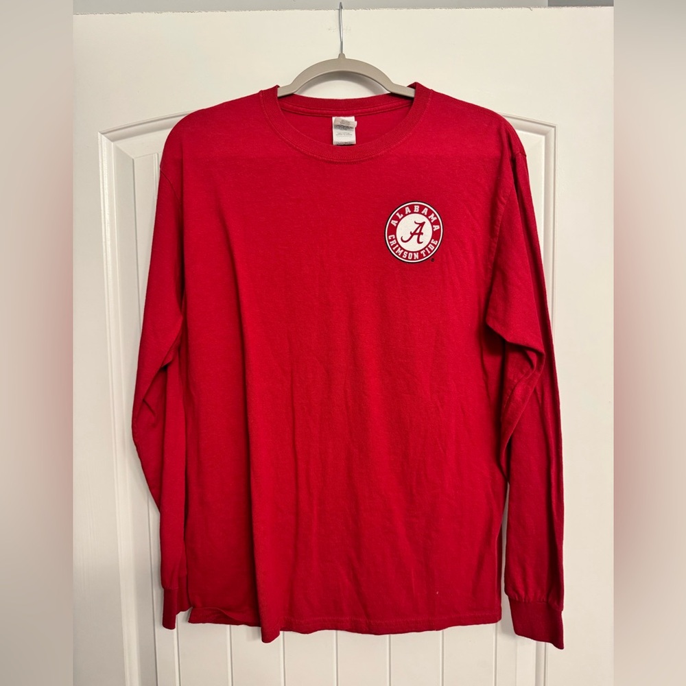 University of Alabama Crimson Tide Red Long Sleeve Shirt - Picture 2 of 3